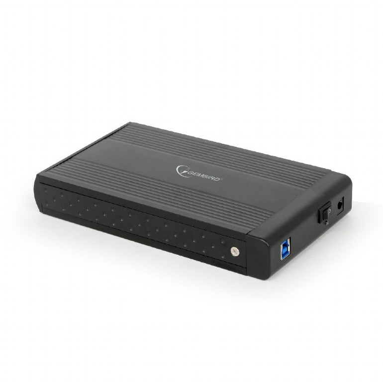 RACK extern GEMBIRD, extern pt. HDD, 3.5 inch, S-ATA, interfata PC USB 3.0, aluminiu, negru, 