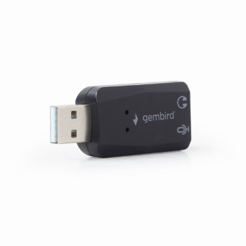 PLACA de SUNET GEMBIRD, extern, interfata USB 2.0, conectori 3.5 mm jack, 