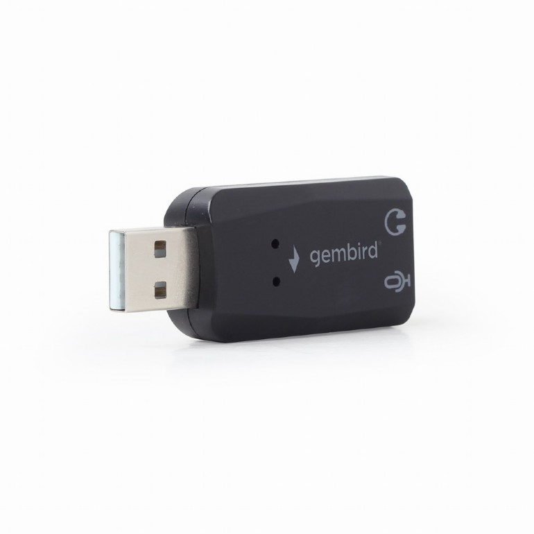 PLACA de SUNET GEMBIRD, extern, interfata USB 2.0, conectori 3.5 mm jack, 
