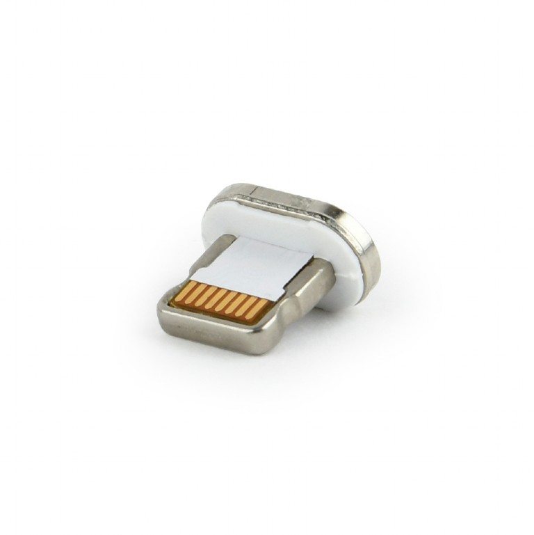 CAP MAGNETIC pt. cablu GEMBIRD, USB 2.0, Lightning (T), alb, 