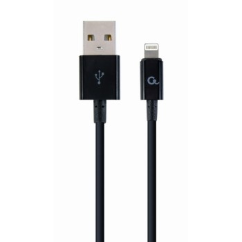 CABLU alimentare si date GEMBIRD, pt. smartphone, USB 2.0 (T) la Lightning (T), 2m, black, 