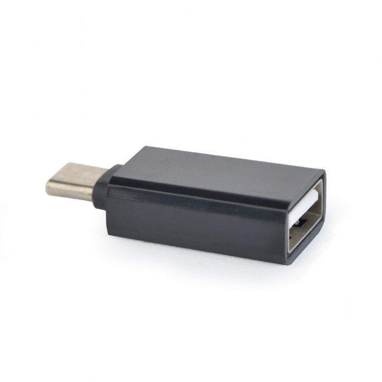 ADAPTOR GEMBIRD, pt. smartphone, USB 2.0 Type-C (T) la USB 2.0 (M), negru, 
