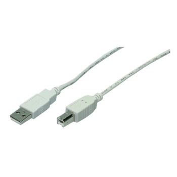 CABLU USB LOGILINK pt. imprimanta, USB 2.0 (T) la USB 2.0 Type-B (T), 2m, gri, 