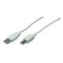 CABLU USB LOGILINK pt. imprimanta, USB 2.0 (T) la USB 2.0 Type-B (T), 2m, gri, 