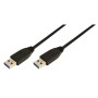 CABLU USB LOGILINK, USB 3.0 (T) la USB 3.0 (T), 2m, black, 