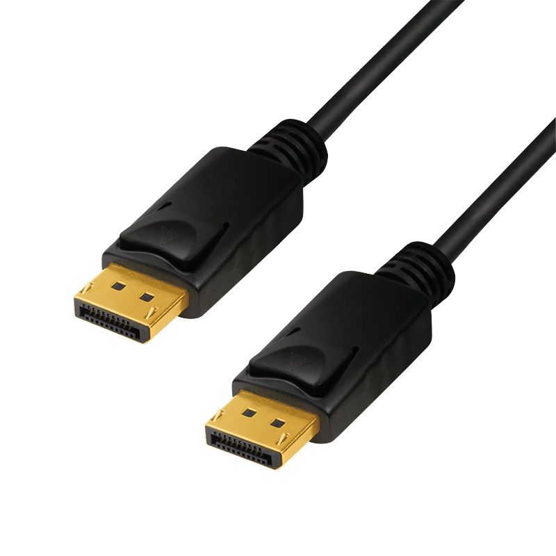 CABLU video LOGILINK, DisplayPort (T) la DisplayPort (T), 1m, conectori auriti, rezolutie maxima 8K (7680 x 4320) la 60 Hz, negru, 