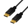 CABLU video LOGILINK, DisplayPort (T) la DisplayPort (T), 1m, conectori auriti, rezolutie maxima 8K (7680 x 4320) la 60 Hz, negru, 