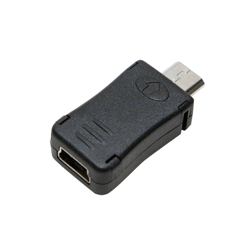 ADAPTOR LOGILINK, Micro-USB (T) la Mini-USB (M), negru, 