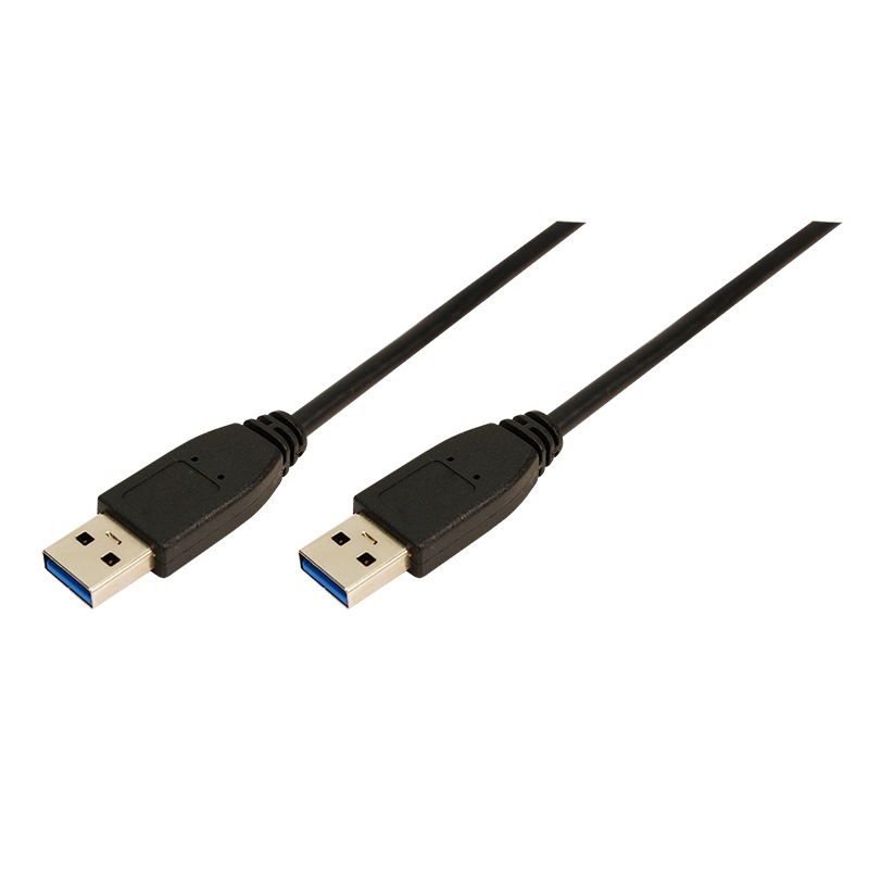 CABLU USB LOGILINK, USB 3.0 (T) la USB 3.0 (T), 1m, black, 