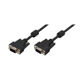 CABLU video LOGILINK, VGA (T) la VGA (T), 15m, dublu ecranat, negru, 