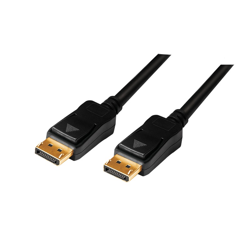 CABLU video LOGILINK, DisplayPort (T) la DisplayPort (T), 20m, conectori auriti, rezolutie maxima 4K (3840 x 2160) la 60 Hz, negru, 