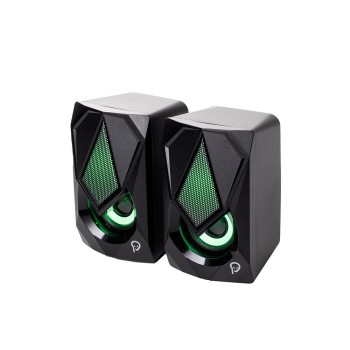 BOXE SPACER Gaming 2.0, RMS:  6W (2 x 3W), control volum, 2 x LED, USB power, black, 