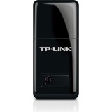 ADAPTOR RETEA TP-LINK mini, extern wireless 2.4 GHz, USB 2.0, port, 300 Mbps, antena interna x 1, 