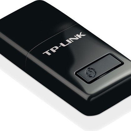 ADAPTOR RETEA TP-LINK mini, extern wireless 2.4 GHz, USB 2.0, port, 300 Mbps, antena interna x 1, 