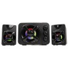 BOXE SPACER Gaming 2.1, RMS: 11W (2 x 3W + 5W), control volum, bass si inalte, subwoofer lemn MDF, 3 x LED, USB power, black, 