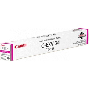 Toner Original Canon Magenta, EXV34M, pentru IR Advance C2020I|IR Advance C2020L|IR Advance C2025I|IR Advance C2025L|IR Advance C2030I|IR Advance C2030L|IR Advance C2220L|IR C2220I|IR C2225I|IR C2230I, 19K,NOPP, 