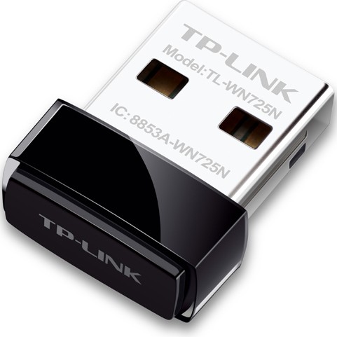 ADAPTOR RETEA TP-LINK NANO, extern wireless 2.4 GHz, USB 2.0, port, 150 Mbps, antena interna x 1, 