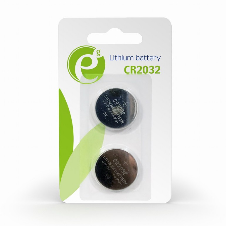 BATERIE GEMBIRD, butoni (CR2032), 3V litiu, 2 buc., 