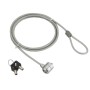 CABLU securitate GEMBIRD pt. notebook, slot standard, cheie standard, 1.8m, cablu otel, 