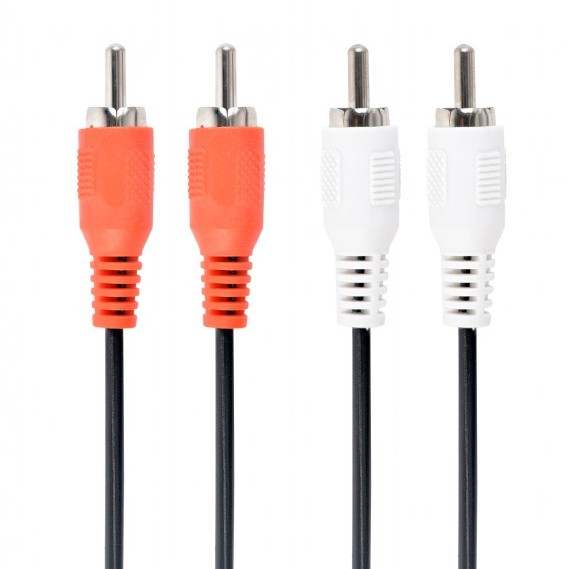 CABLU audio GEMBIRD stereo (2 x RCA la 2 x RCA), 1.8m 