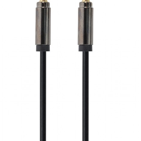 CABLU audio GEMBIRD stereo (3.5 mm jack T/T), 1m, conectori auriti, black 