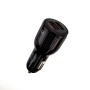 ALIMENTATOR auto SPACER 33W total max, 2 x USB (1 x USB QC 3.0 18W & 1 x USB 15W), pt. bricheta auto, black, #SP-QC-30