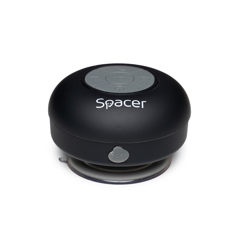 BOXA SPACER portabila bluetooth, DUCKY-BK, RMS:  3W, control volum, acumulator 300mAh, microfon incorporat, timp de funct. pana la 4 ore, distanta max. 10m, incarcare USB, BLACK, 
