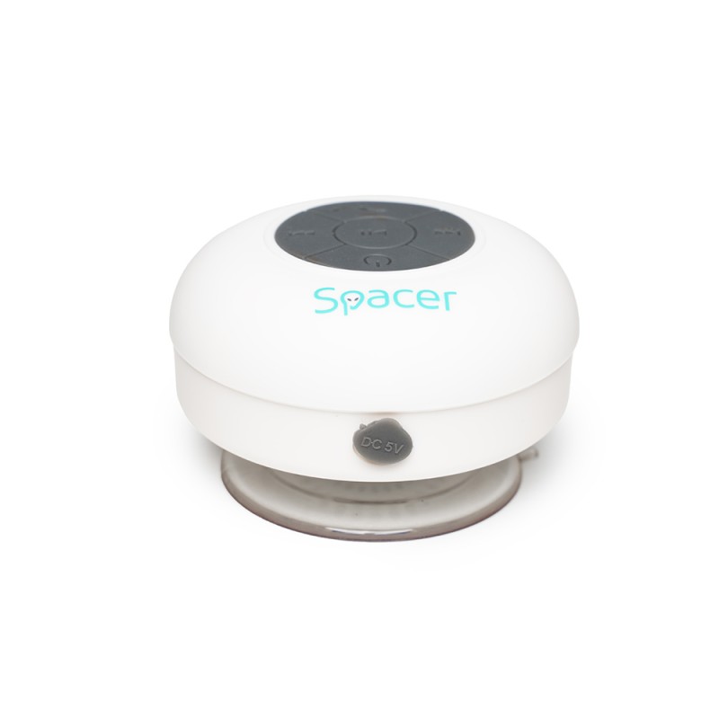 BOXA SPACER portabila bluetooth, DUCKY-WH, RMS:  3W, control volum, acumulator 300mAh, microfon incorporat, timp de funct. pana la 4 ore, distanta max. 10m, incarcare USB, WHITE, 