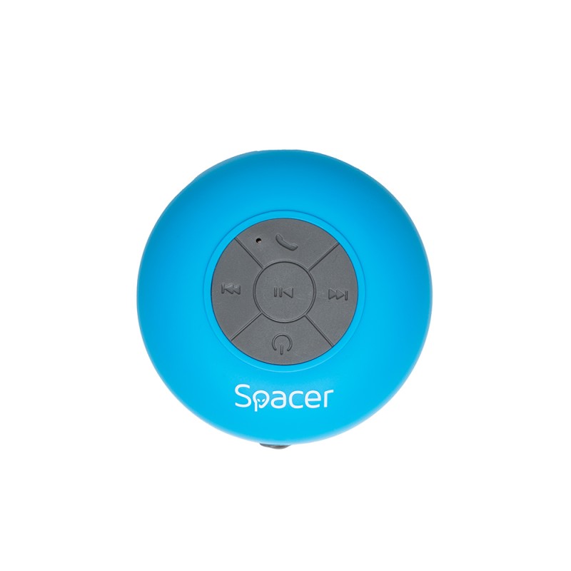BOXA SPACER portabila bluetooth, DUCKY-BLU, RMS:  3W, control volum, acumulator 300mAh, microfon incorporat, timp de funct. pana la 4 ore, distanta max. 10m, incarcare USB, BLUE, 