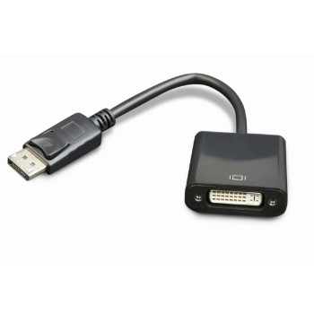 CABLU video GEMBIRD, adaptor DisplayPort (T) la DVI-I DL (M), 10cm, rezolutie maxima Full HD (1920 x 1080) la 60Hz, negru, 