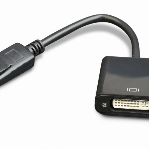 CABLU video GEMBIRD, adaptor DisplayPort (T) la DVI-I DL (M), 10cm, rezolutie maxima Full HD (1920 x 1080) la 60Hz, negru, 