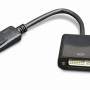 CABLU video GEMBIRD, adaptor DisplayPort (T) la DVI-I DL (M), 10cm, rezolutie maxima Full HD (1920 x 1080) la 60Hz, negru, 