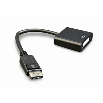 CABLU video GEMBIRD, adaptor DisplayPort (T) la DVI-I DL (M), 10cm, rezolutie maxima Full HD (1920 x 1080) la 60Hz, negru, 