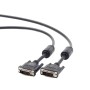 CABLU video GEMBIRD, DVI-D DL (T) la DVI-D DL (T), 3m, negru, 