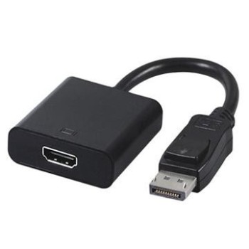 CABLU video GEMBIRD, adaptor DisplayPort (T) la HDMI (M), 10cm, rezolutie maximaFull HD (1920 x 1080) la 60Hz, negru, 
