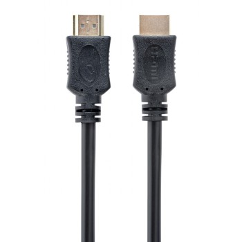 CABLU video GEMBIRD, HDMI (T) la HDMI (T), 0.5m, conectori auriti, rezolutie maxima 4K (3840 x 2160) la 60 Hz, negru, 