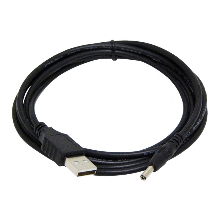 CABLU alimentare GEMBIRD, pt. HUB USB, USB la Jack Power 3.5 mm (5 V DC, 0.5 A), 1.8m, negru, 