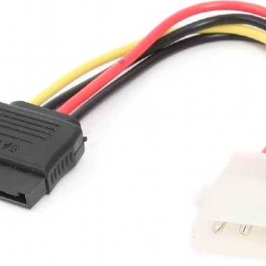 CABLU alimentare GEMBIRD, adaptor Molex la 1 x S-ATA, 15cm, 
