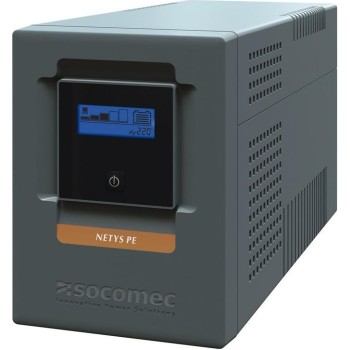 UPS SOCOMEC Line Int. cu management, tower, 2000VA/ 1200W,AVR,6xIEC,LCD,2x 24V/9Ah,Backup 60 min,incarcare 8h,conector USB,combo RJ45,fan,