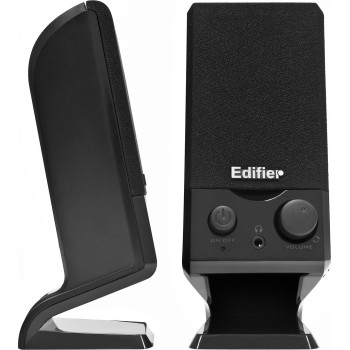 BOXE EDIFIER 2.0, RMS:   1.2W (2 x 0.6W), control volum, USB power, black,  