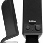 BOXE EDIFIER 2.0, RMS:   1.2W (2 x 0.6W), control volum, USB power, black,  