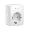 PRIZA inteligenta TP-LINK, Schuko x 1, conectare prin Schuko (T), 10 A, programare prin smartphone, Bluetooth, WiFi, alb 