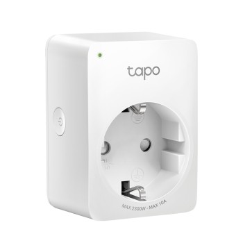 PRIZA inteligenta TP-LINK, Schuko x 1, conectare prin Schuko (T), 10 A, programare prin smartphone, Bluetooth, WiFi, alb 