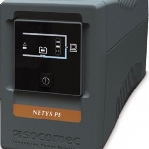 UPS SOCOMEC Line Int. mgmt,tower,850VA/ 480W,AVR,4xsocket IEC,indicatie LED,1x12V/9A,Backup 20 min,incarcare 8h,conector USB,combo RJ45,