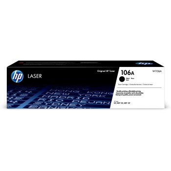 Toner Original HP Black, nr.106A, pentru LaserJet 107|MFP 135|MFP 137, 1K, (timbru verde 1.2 lei) , 