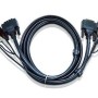CABLU KVM ATEN cablu 3 in 1, conector tip USB (T) | 3.5 mm Jack (T) x 2 | DVI-D (T), 