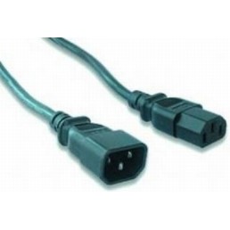 CABLU alimentare GEMBIRD prelungitor, 1.8m, intrare C14, iesire C13, 6A, bulk, black, 