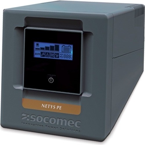 UPS SOCOMEC Line Int. cu management, tower, 1000VA/ 600W,AVR,4xsocket IEC,LCD,2x 24V/7Ah,Backup 45 min,incarcare 8h,conector USB,combo RJ45,