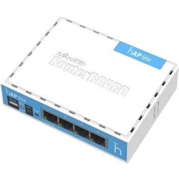 ACCESS Point Mikrotik wireless interior 300 Mbps, port 10/100 x 4, antena interna x 2, fara PoE, 2.4 GHz, 