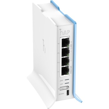ACCESS Point Mikrotik wireless interior 300 Mbps, port 10/100 x 4, antena interna x 2, fara PoE, 2.4 GHz, 
